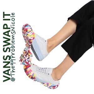 Vans Swap It Rainbow Swirl Soles